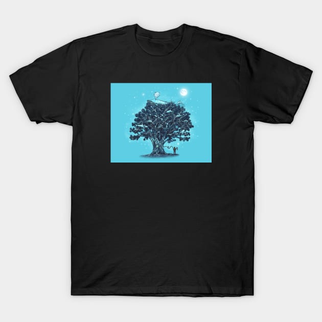 Deep Tree Diving T-Shirt by Terry Fan